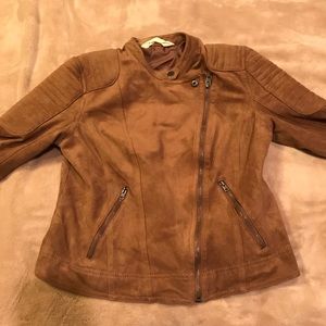 Suede Moto Jacket